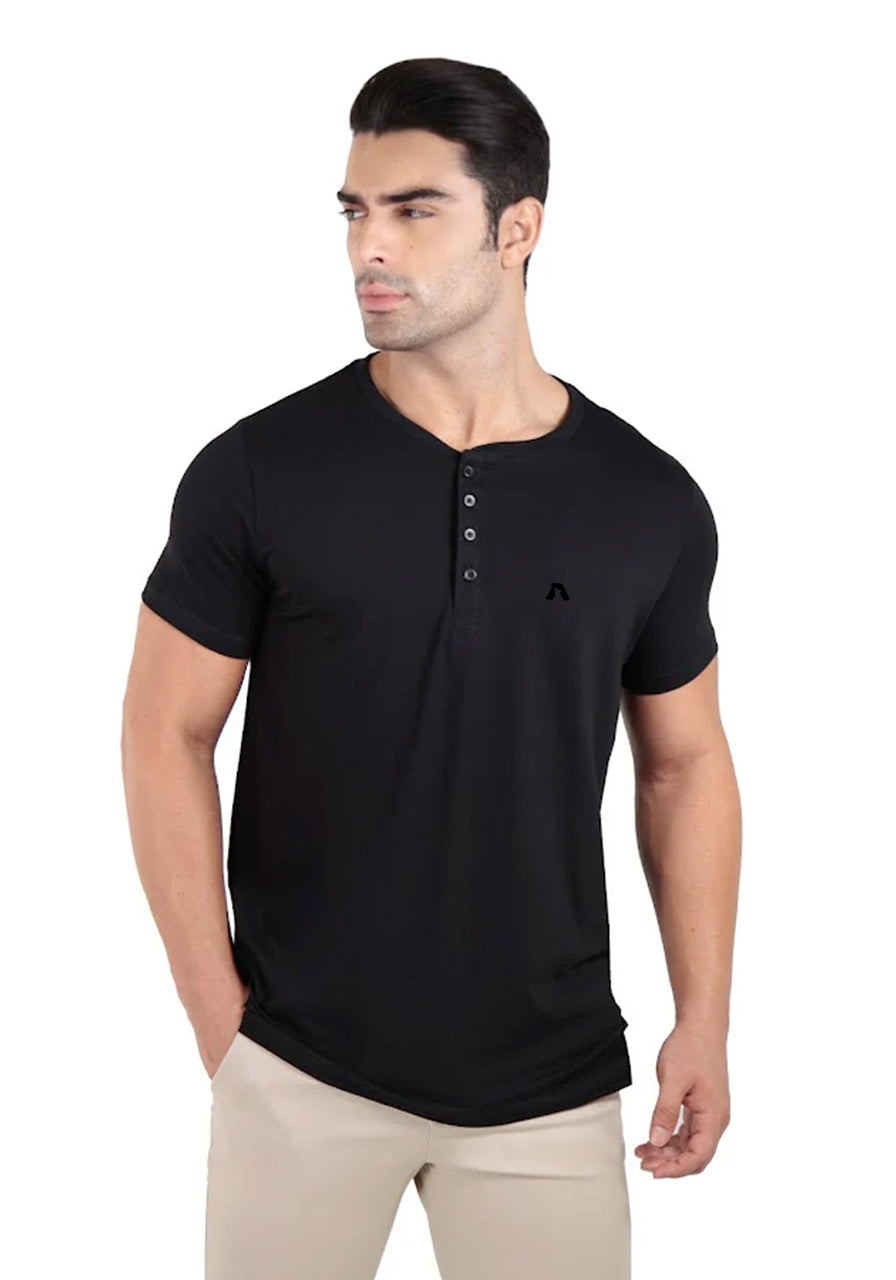 Camiseta Henley Egípcio Gola Padre